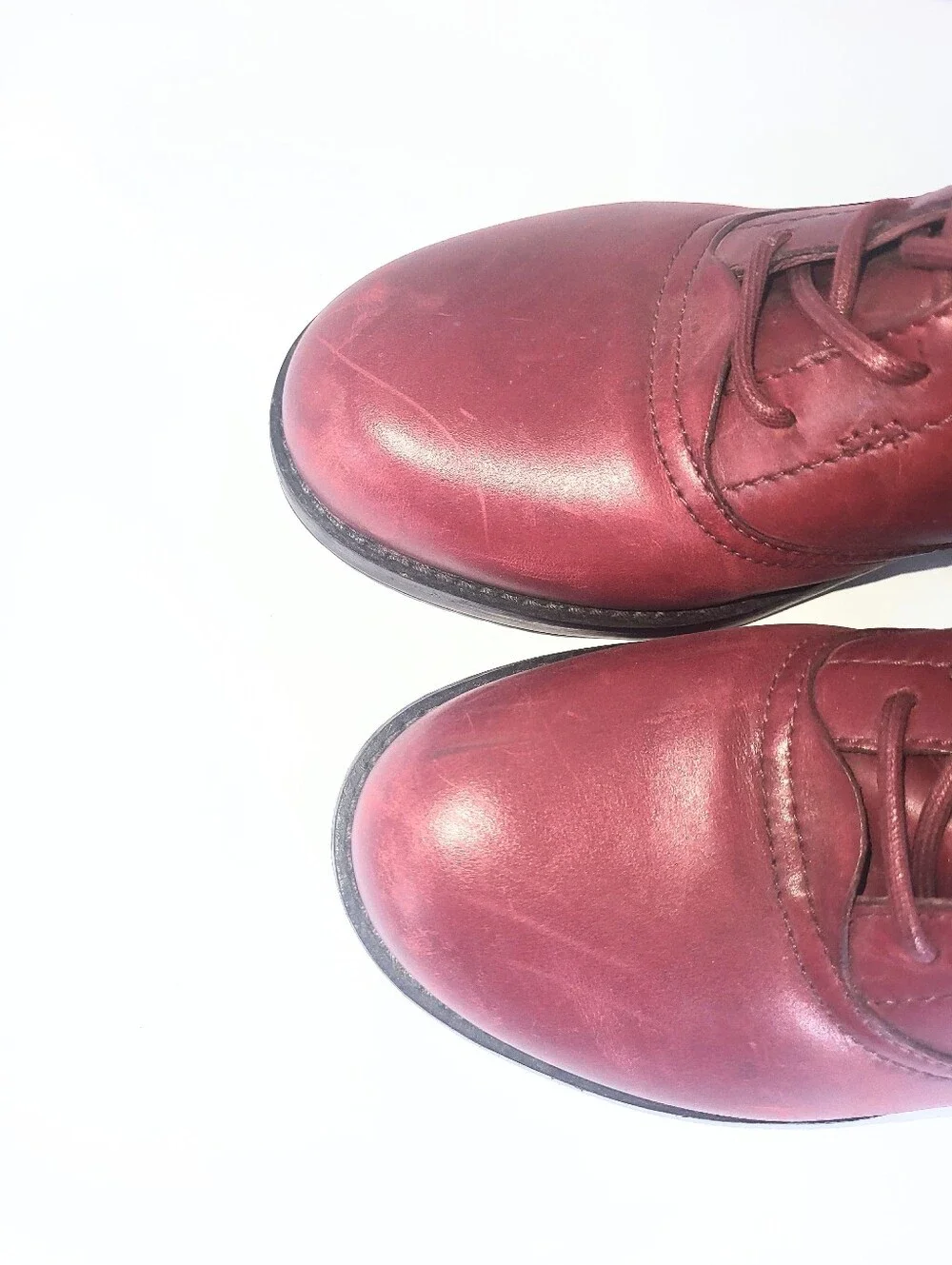 Dansko Ames Red Leather Ankle Boot Casual Combat Boot Size 39 Or 8.5 - 9 US - Picture 4 of 16
